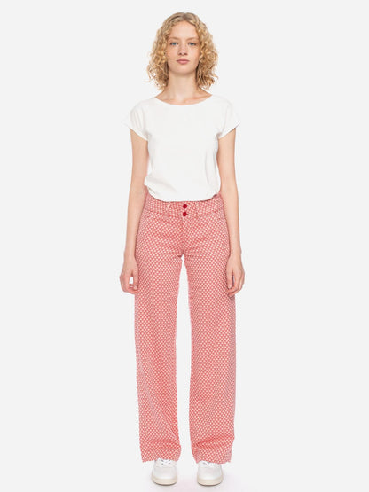 Ato Berlin - Stoffhose Lilia, Red