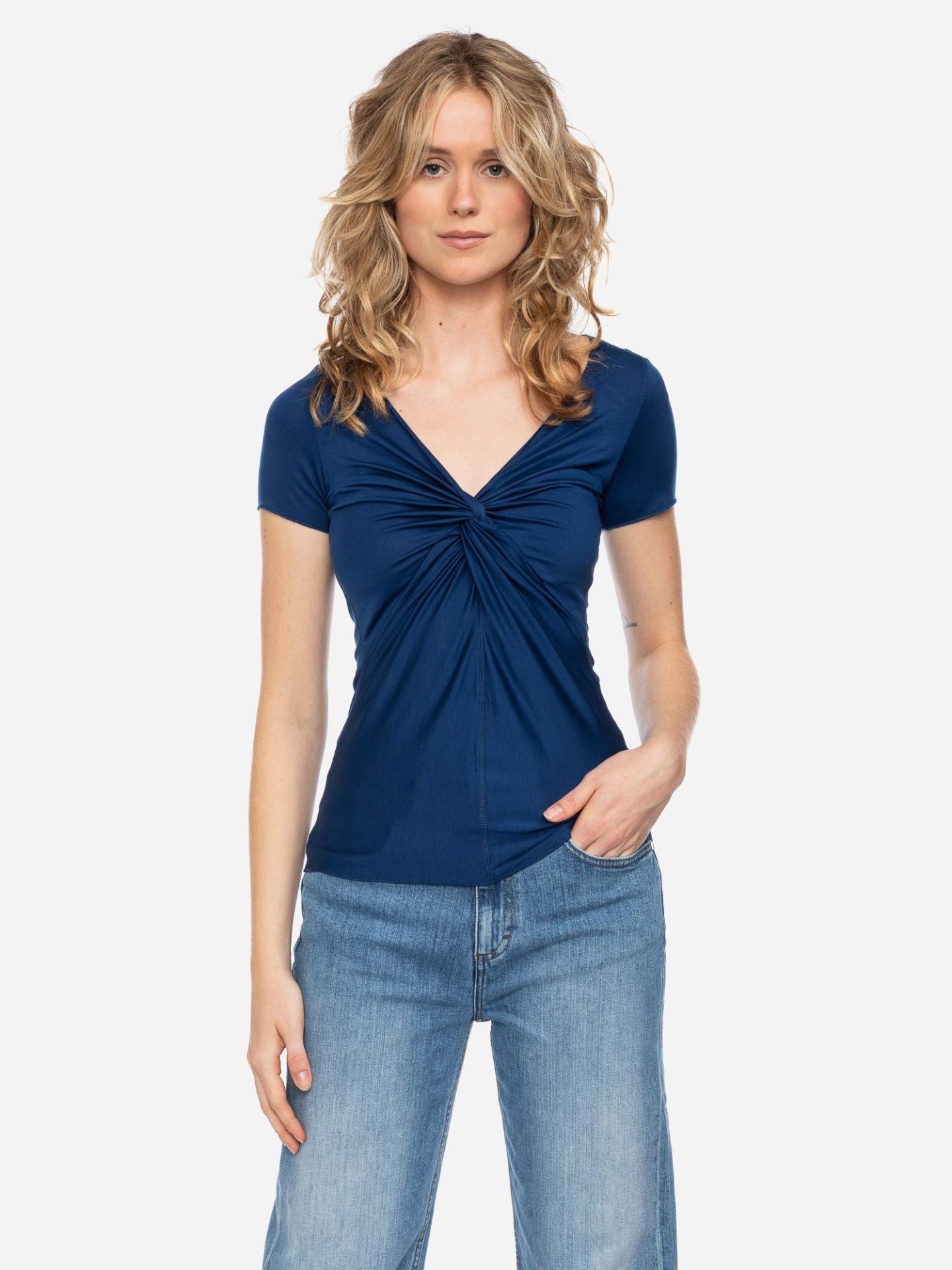 Ato Berlin T-Shirt Angie, Blau