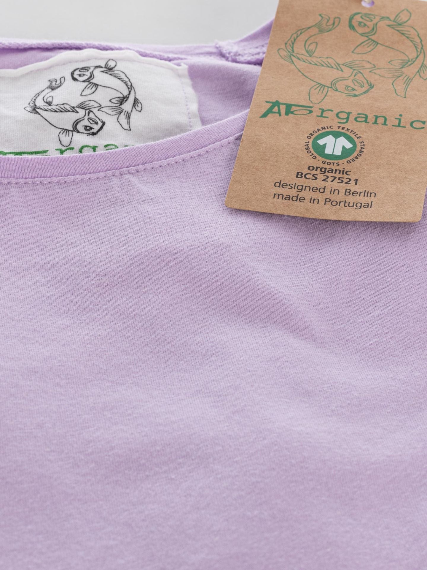 Ato Berlin T-Shirt Fini, Lilac