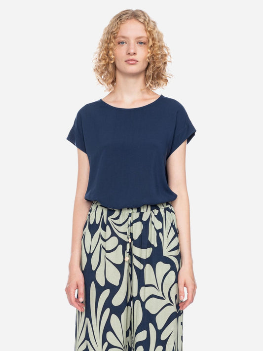 Ato Berlin Damen Shirt Leo, PBlu