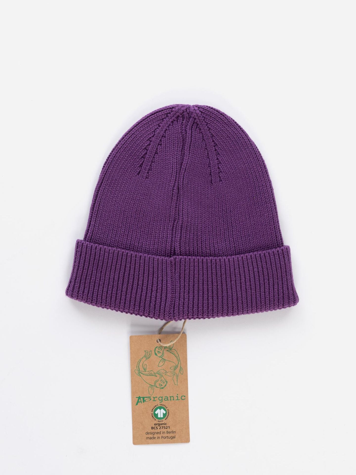 Ato Berlin - Baumwoll-Mütze Maxim, Purple