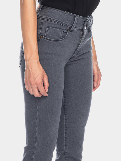 Ato Berlin - Jeans Jackie Slim Fit, Grau