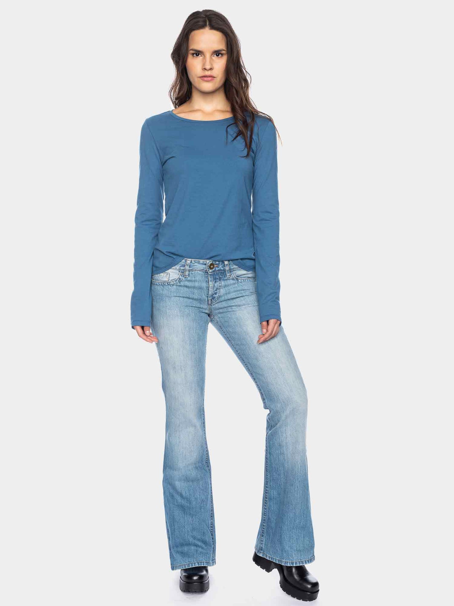 Ato Berlin Longsleeve Deborah, Stellar blue