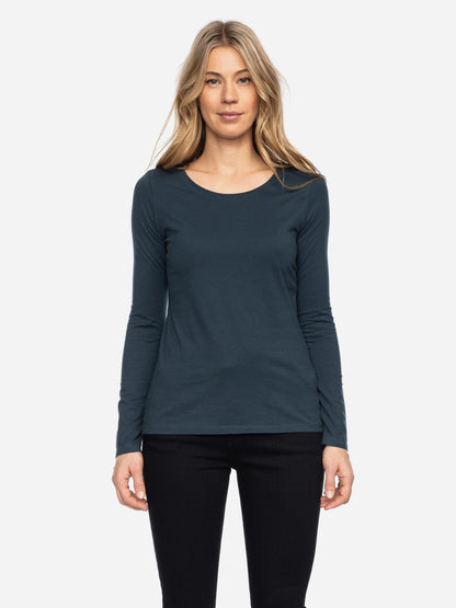 Ato Berlin Longsleeve Deborah, dunkelblau