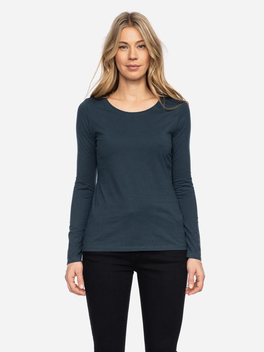 Ato Berlin Longsleeve Deborah, dunkelblau