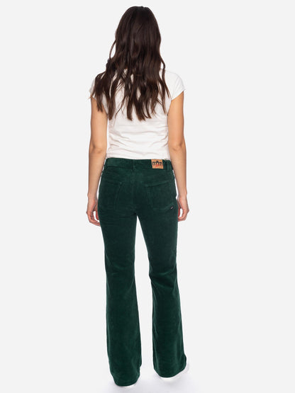 Ato Berlin - Schlaghose Newton Breitcord, Grün