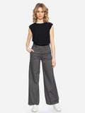 Ato Berlin Stoffhose Fiona, schw./grau