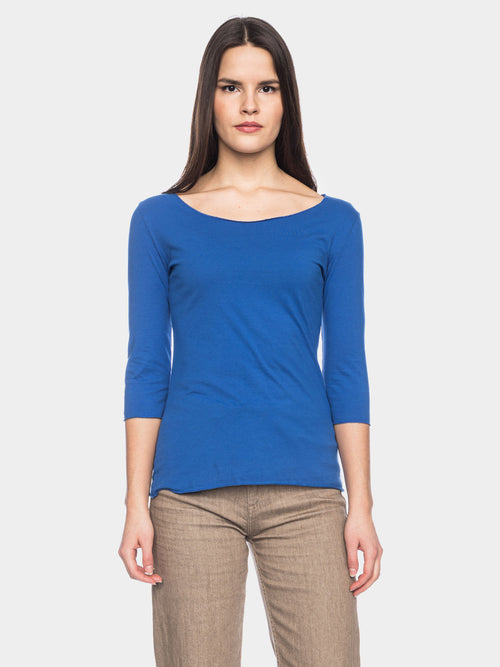 Ato Berlin Damen Shirt Caja, Blau