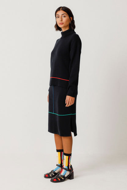 SKFK Alda Skirt, Black