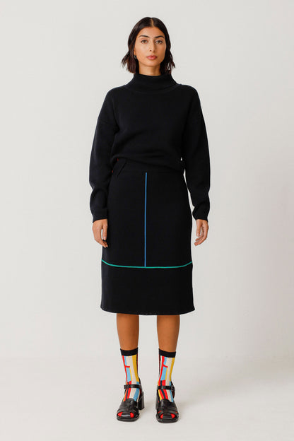 SKFK Alda Skirt, Black