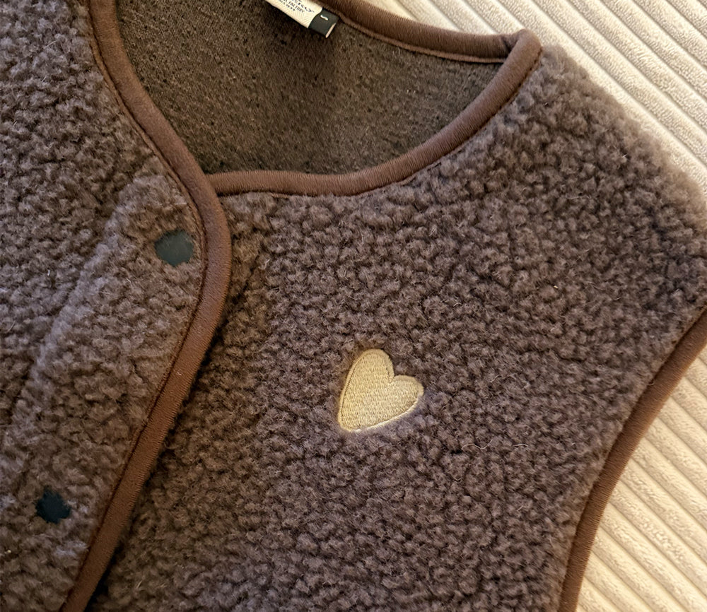 Alwero Damen-Weste TYB, Chocolate/Herz