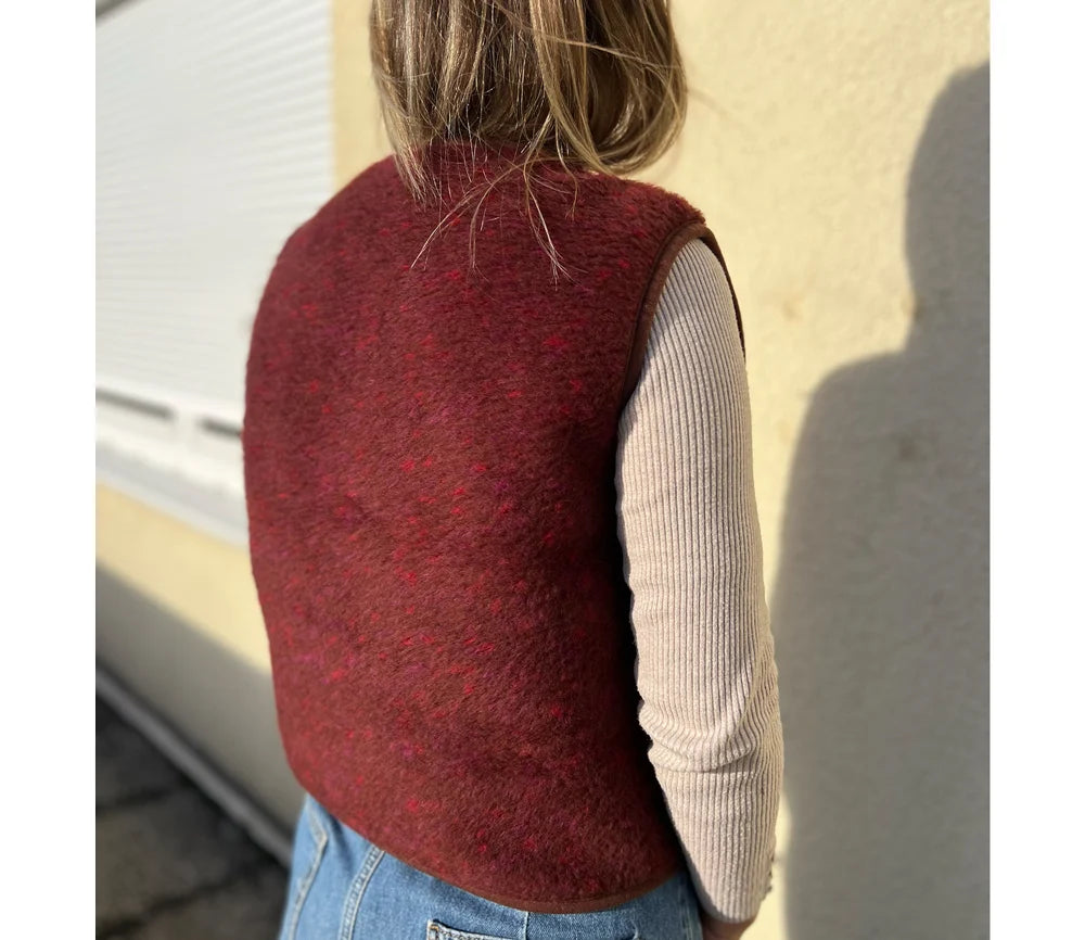 Alwero Damen-Weste TYB, Red Multi Dots