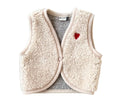 Alwero Baby-Weste Lulu, Sandy Brown Herz