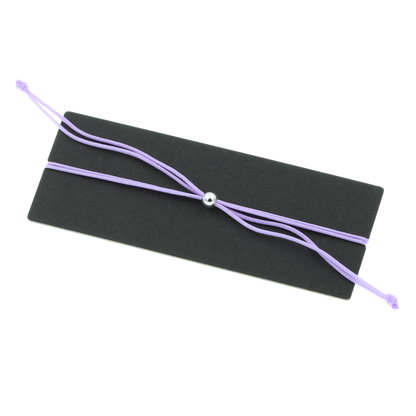 Armband Blume des Lebens Nussholz, Lila