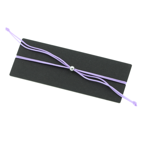 Armband Blume des Lebens Nussholz, Lila