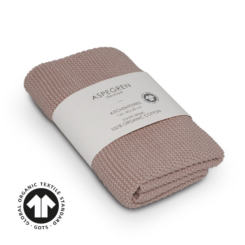 Handtuch Baumwolle, Solid Pale Mauve