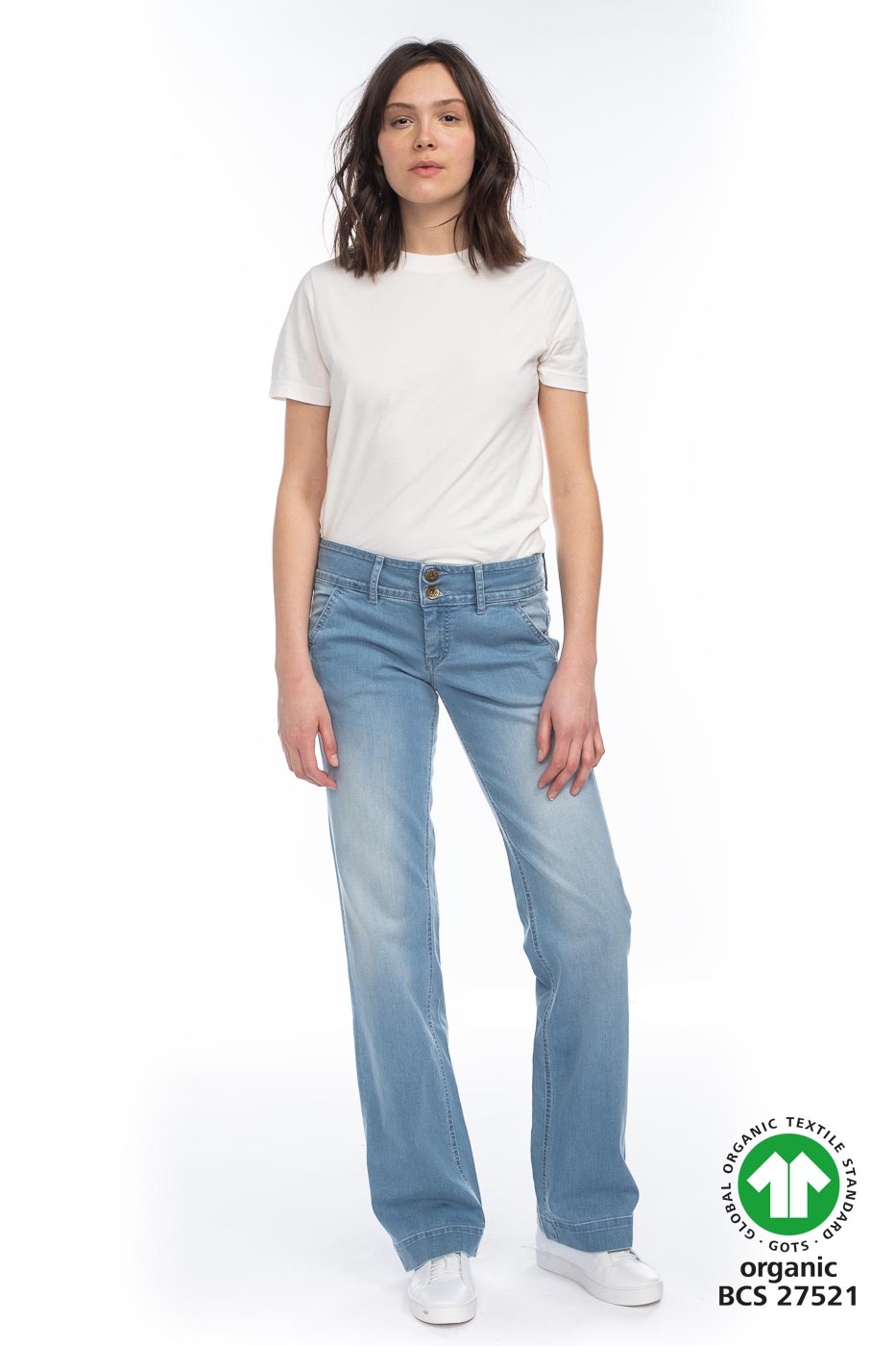 Ato Berlin - Jeans Lilia Vanu, hellblau used