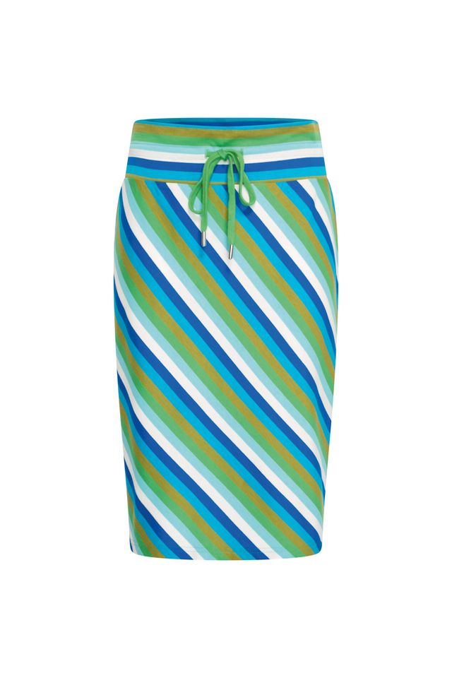 Bakery Ladies Skirt Tube, Stripe Menthol