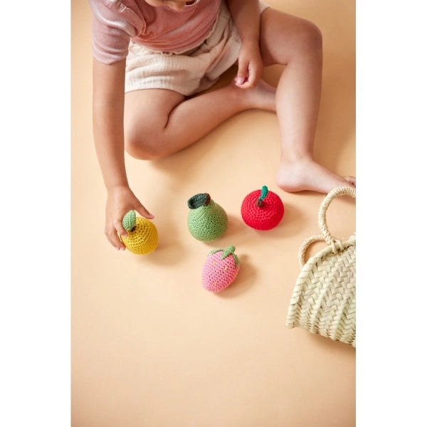Global Affairs Häkelrassel Früchte