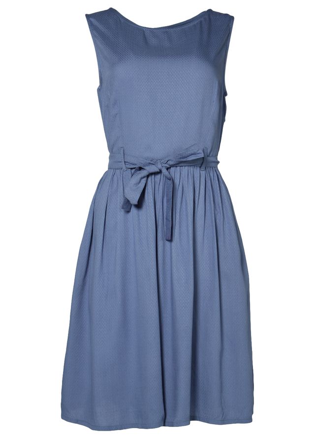 Circus Viskose-Kleid Uni, Blue