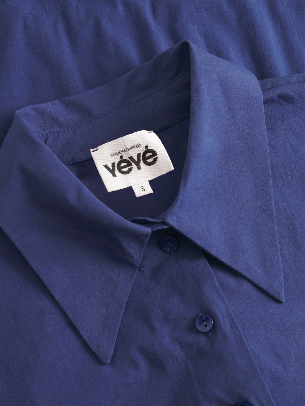 Mademoiselle Yéyé Color Infusion Blouse, blau