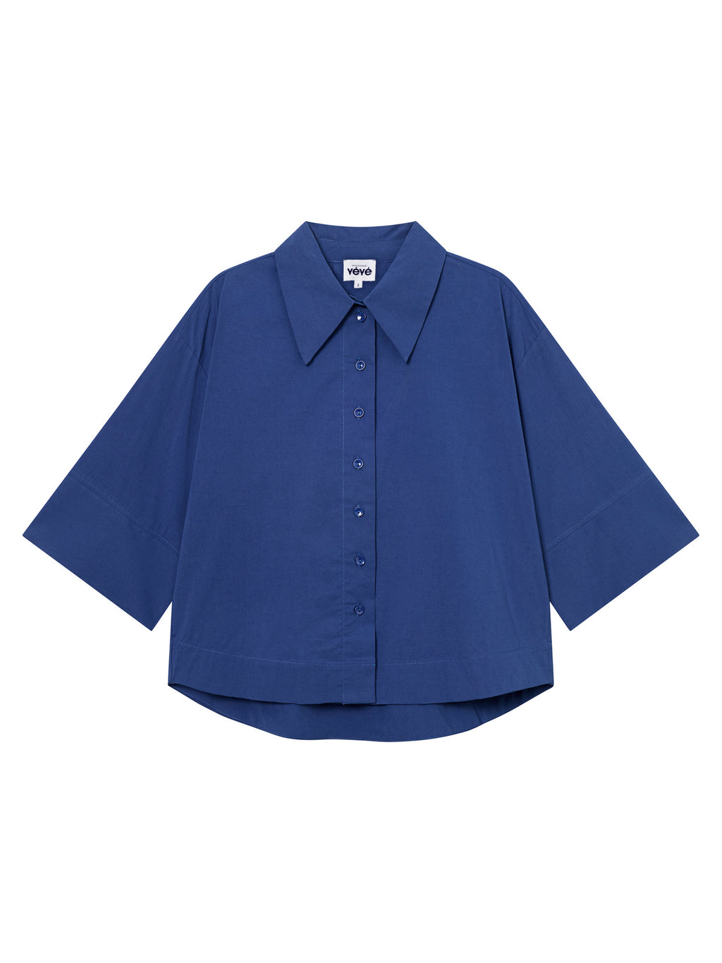 Mademoiselle Yéyé Color Infusion Blouse, blau