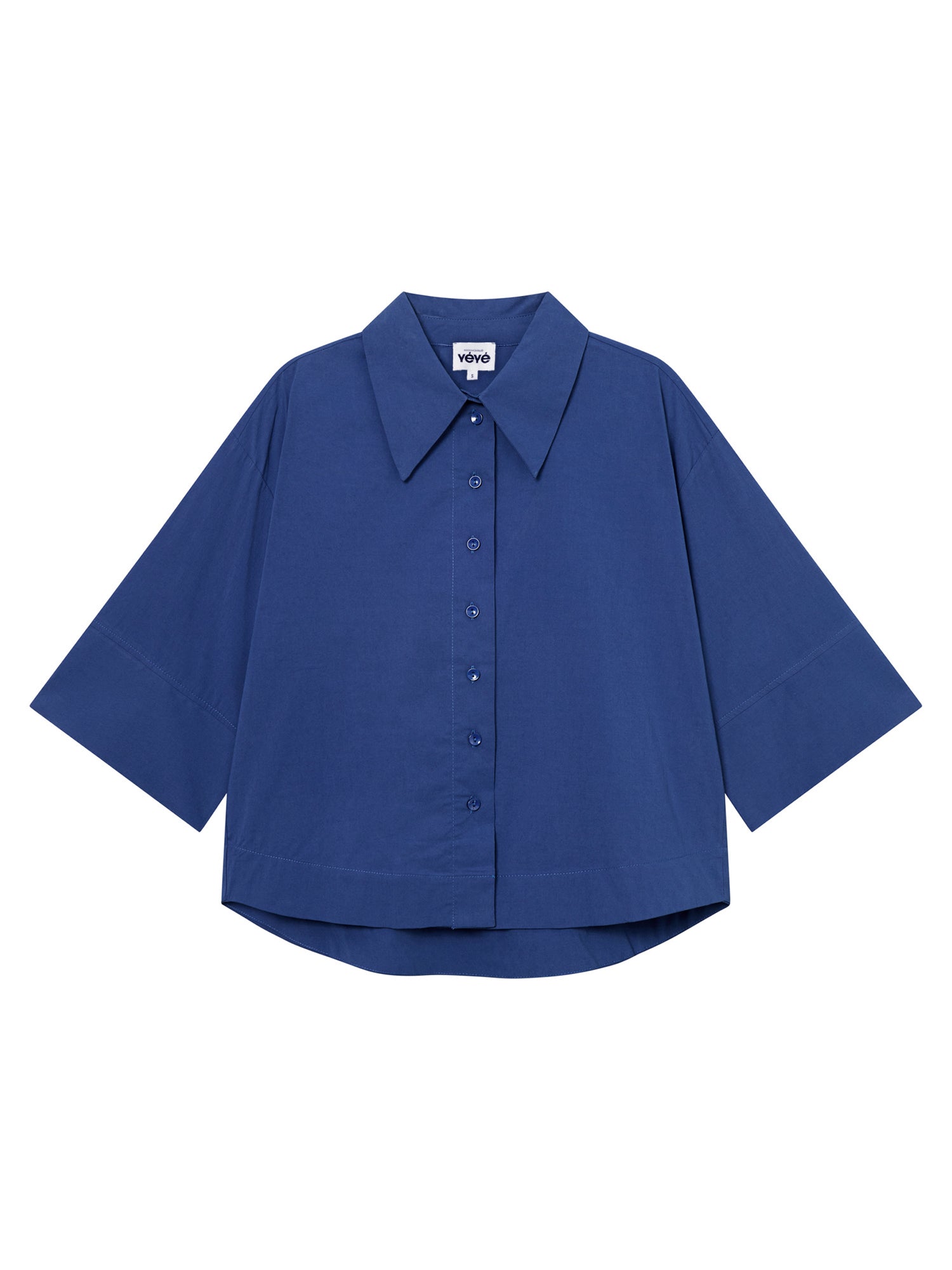 Mademoiselle Yéyé Color Infusion Blouse, blau