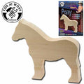 Holzrohling Pony