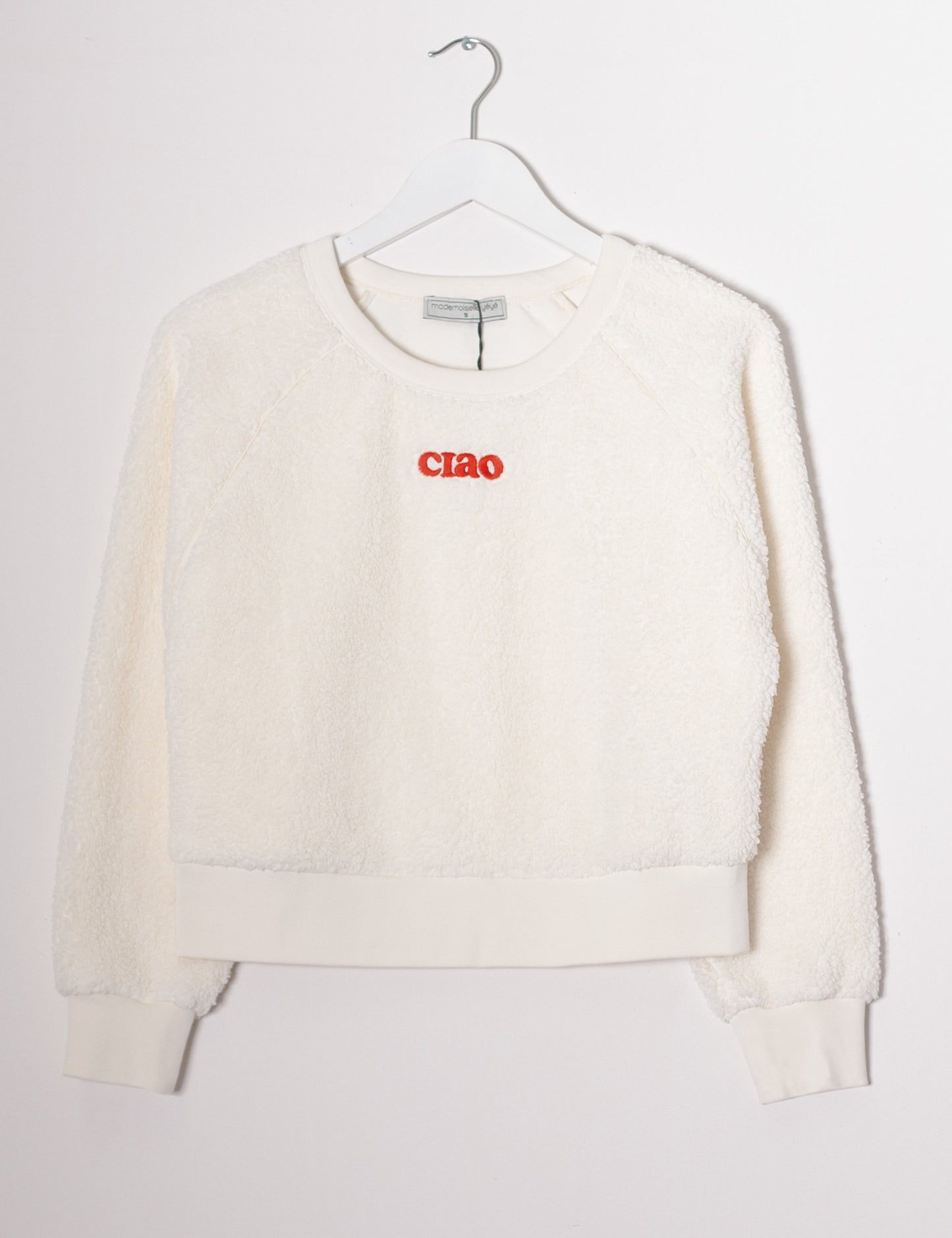 M.Yéyé Cuddle Up Sweatshirt, White