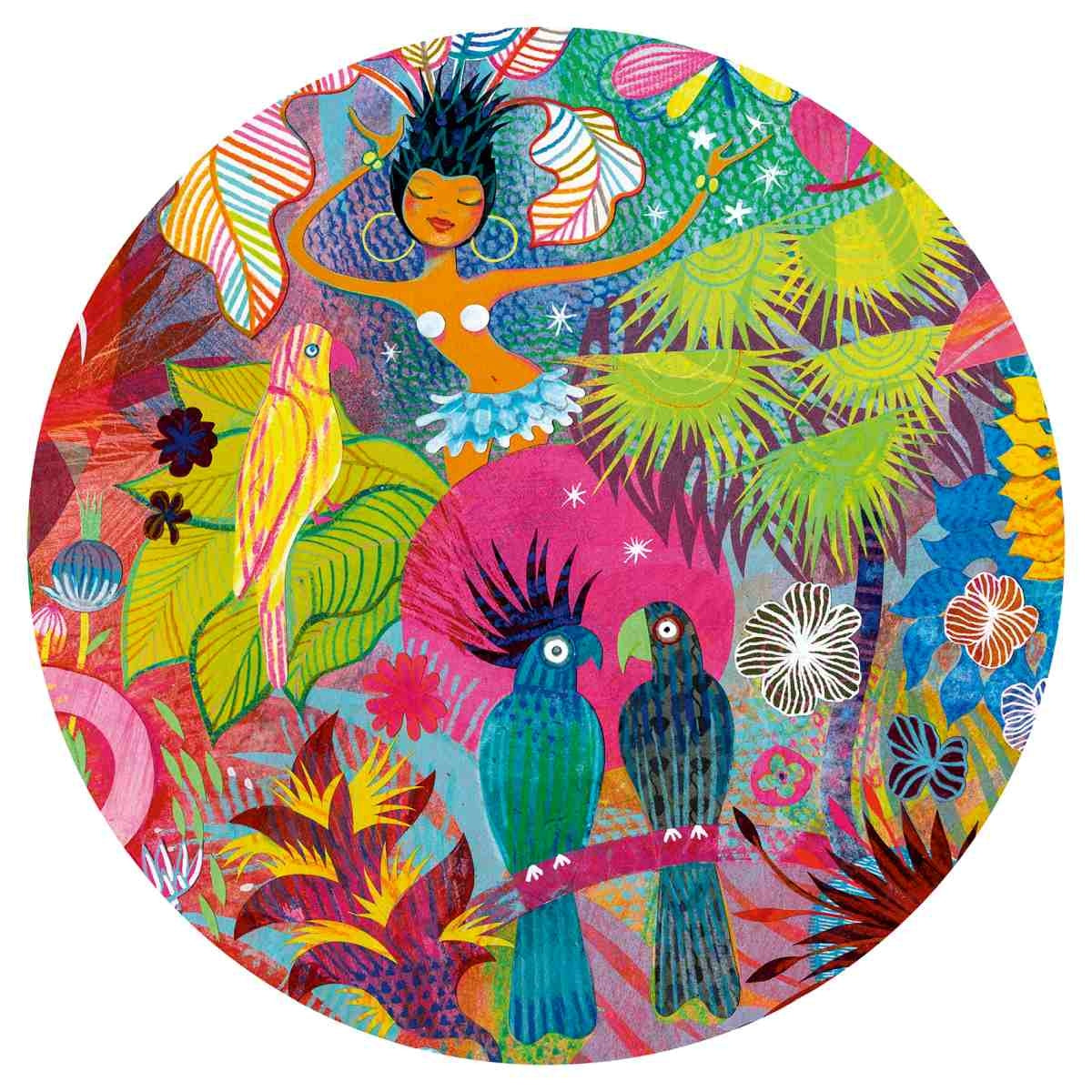Djeco Wimmelpuzzle 200 Teile, Rio Karneval