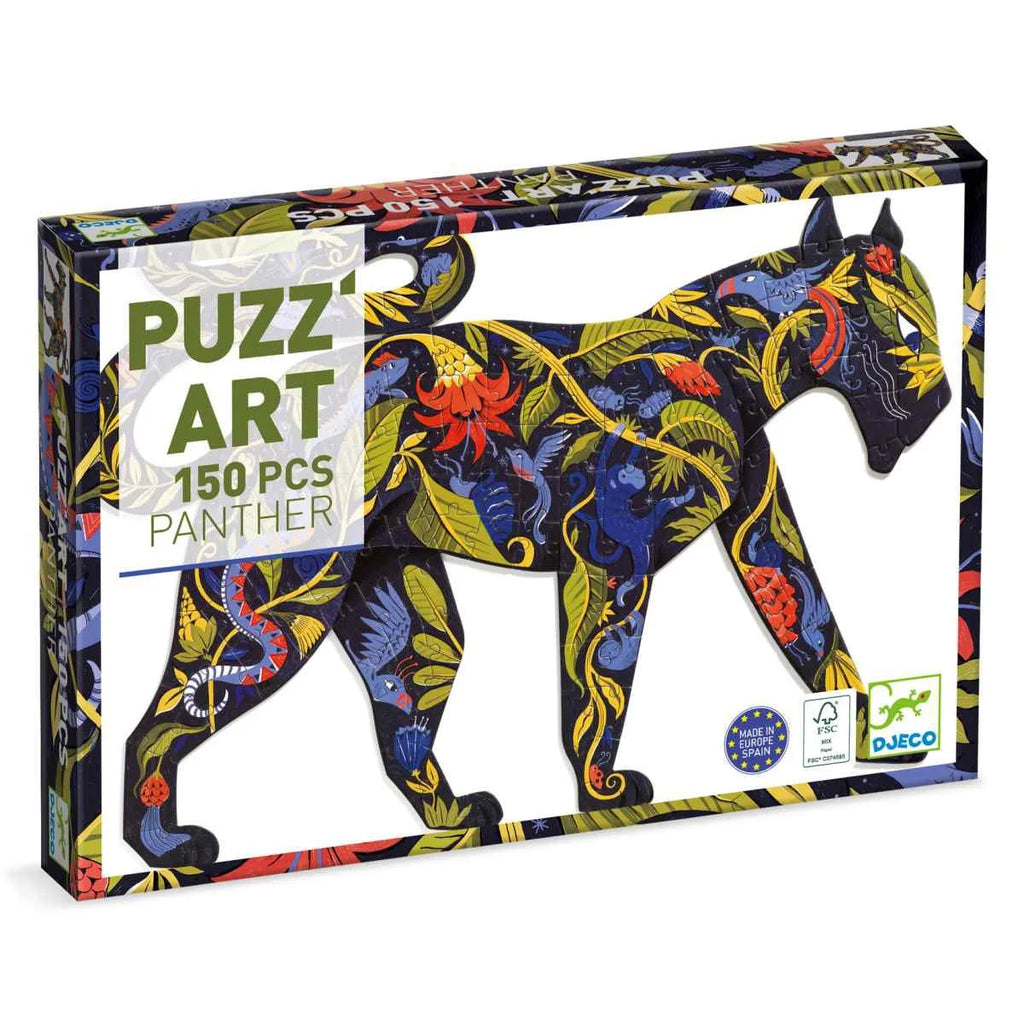 Djeco Puzzle: Puzz`Art Panther - 150 Teile