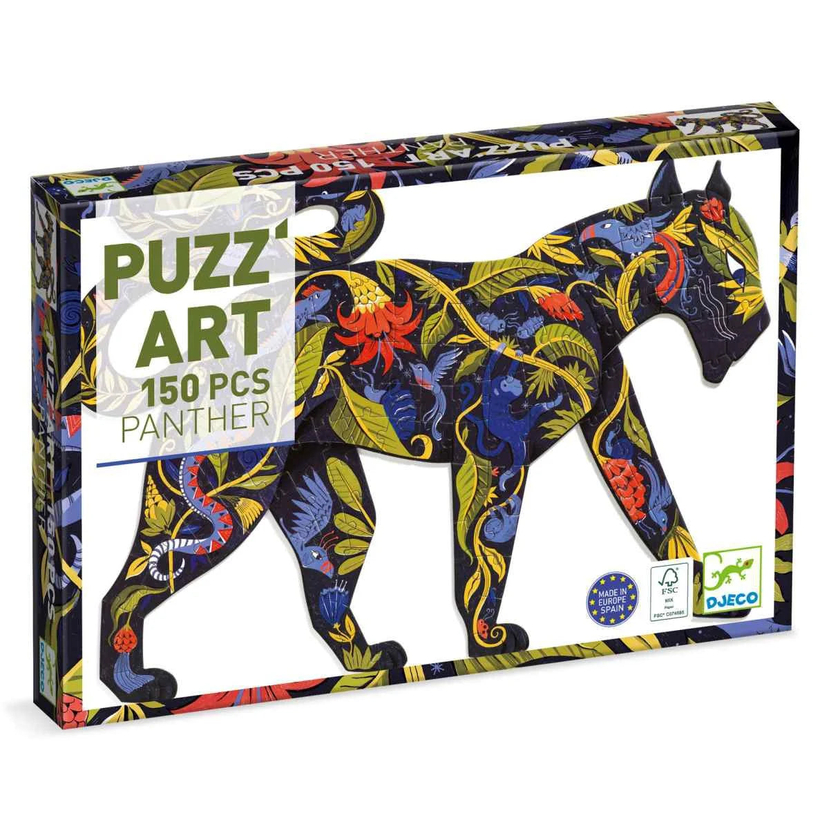 Djeco Puzzle: Puzz`Art Panther - 150 Teile