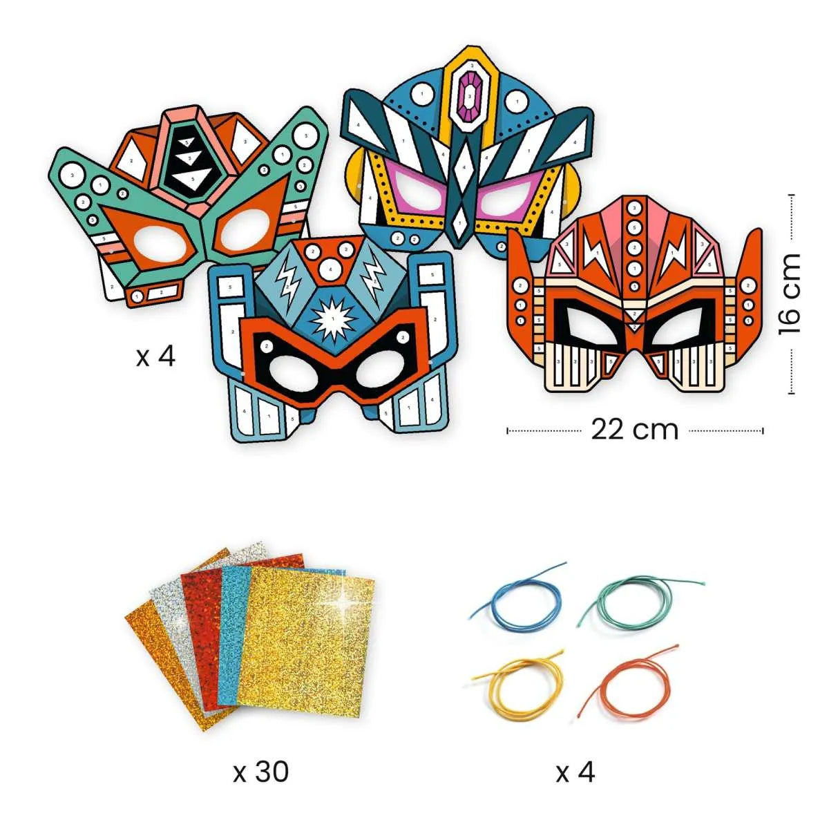 Djeco Diy Masken Super-Roboter