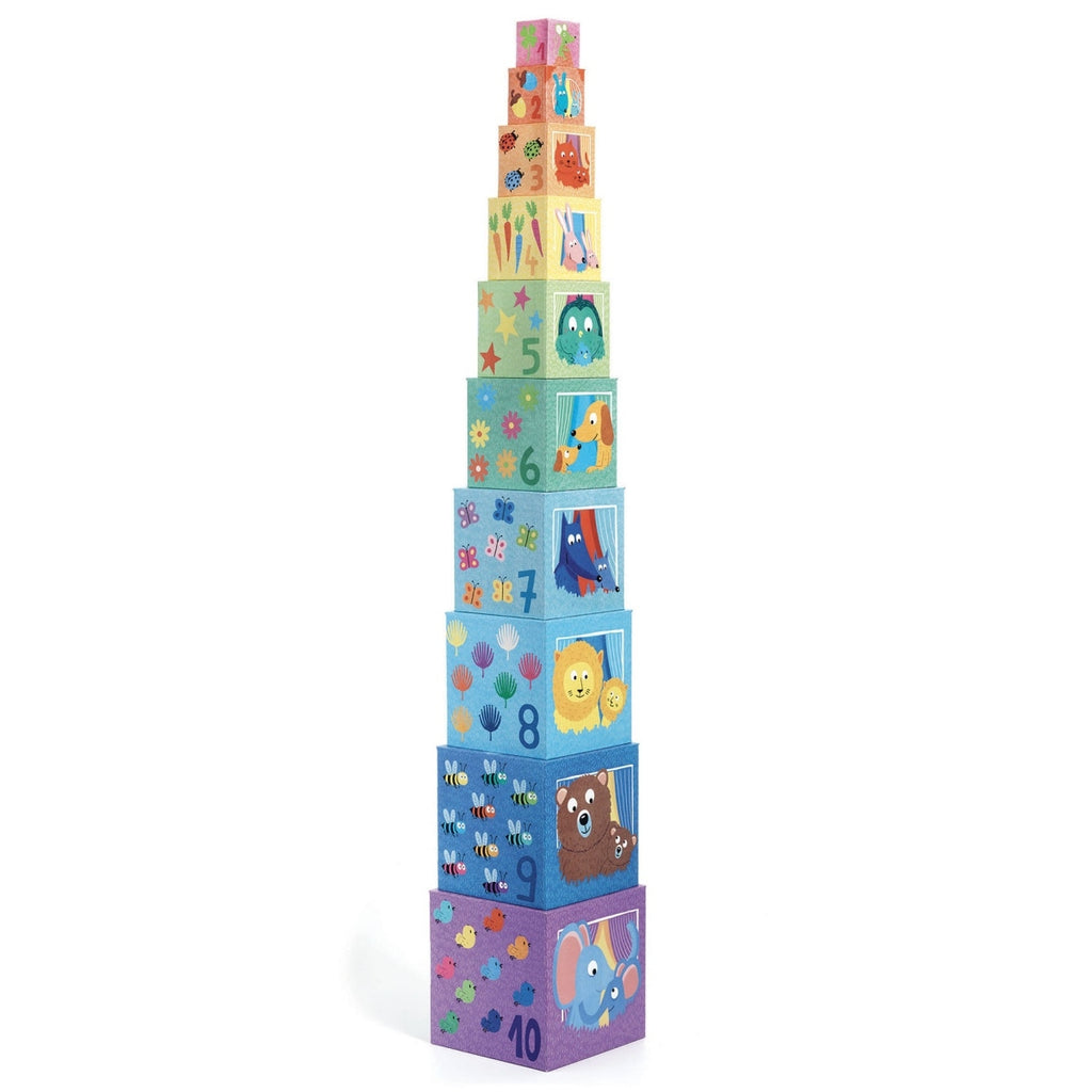 Djeco Stapelturm Regenbogen