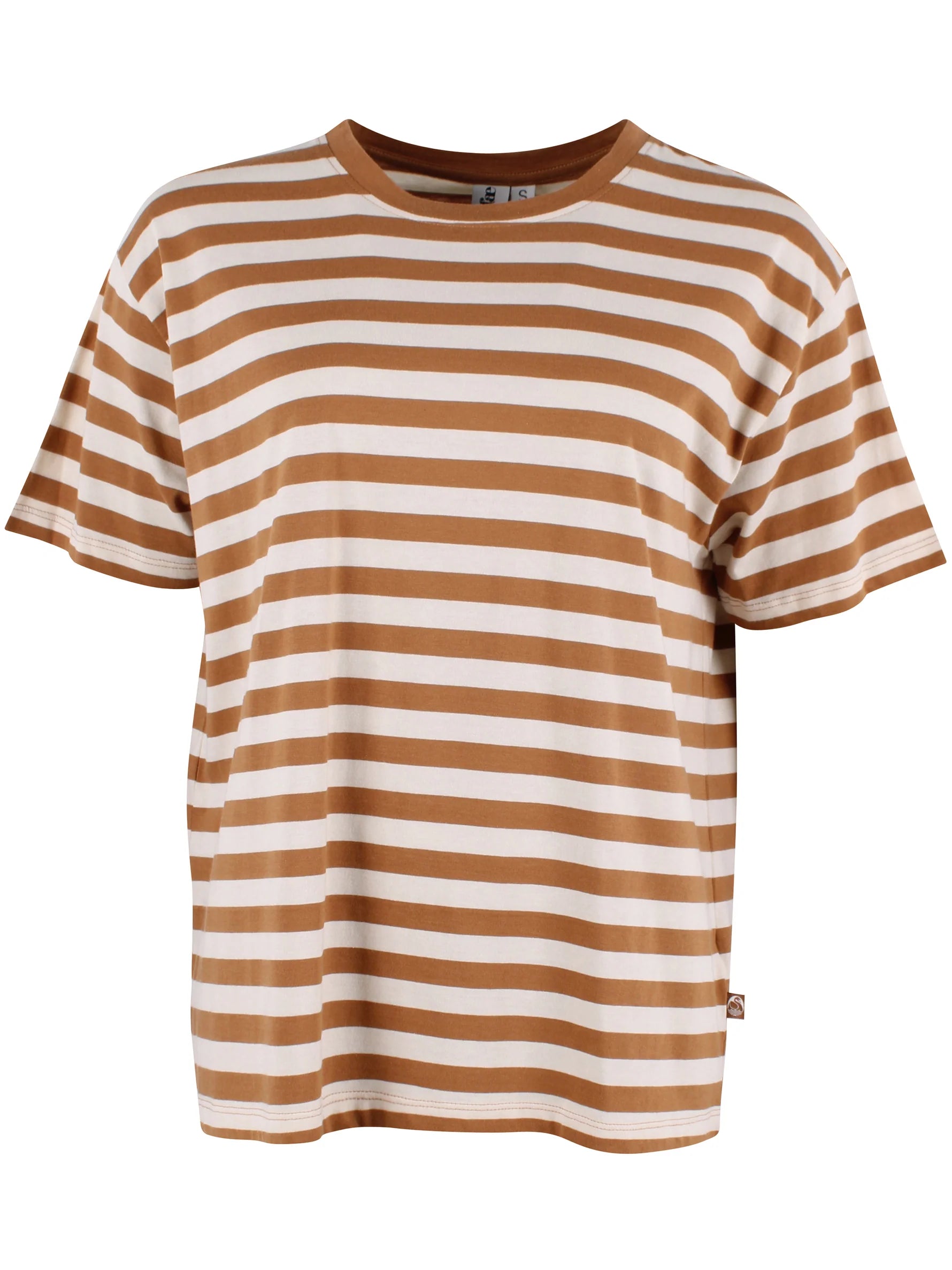 DanefaeCPH Danebasic Boxy T-Shirt, Beige/Mokka