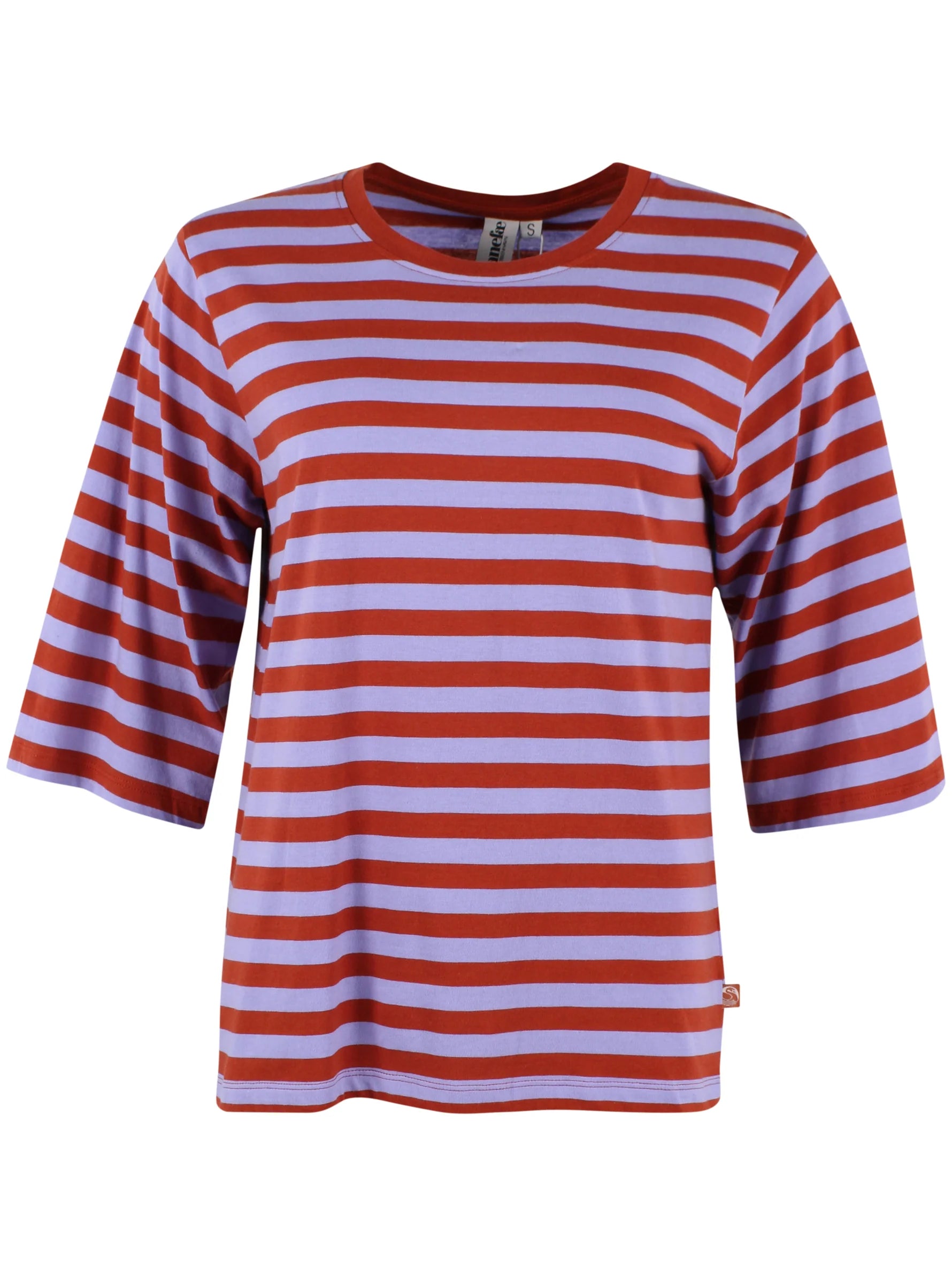 DanefaeCPH Danebasic Glad T-Shirt, Liliac/Chili
