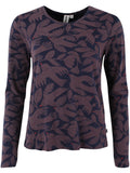 DanefaeCPH Danelotte LS, Navy/Mauve BirdieUp
