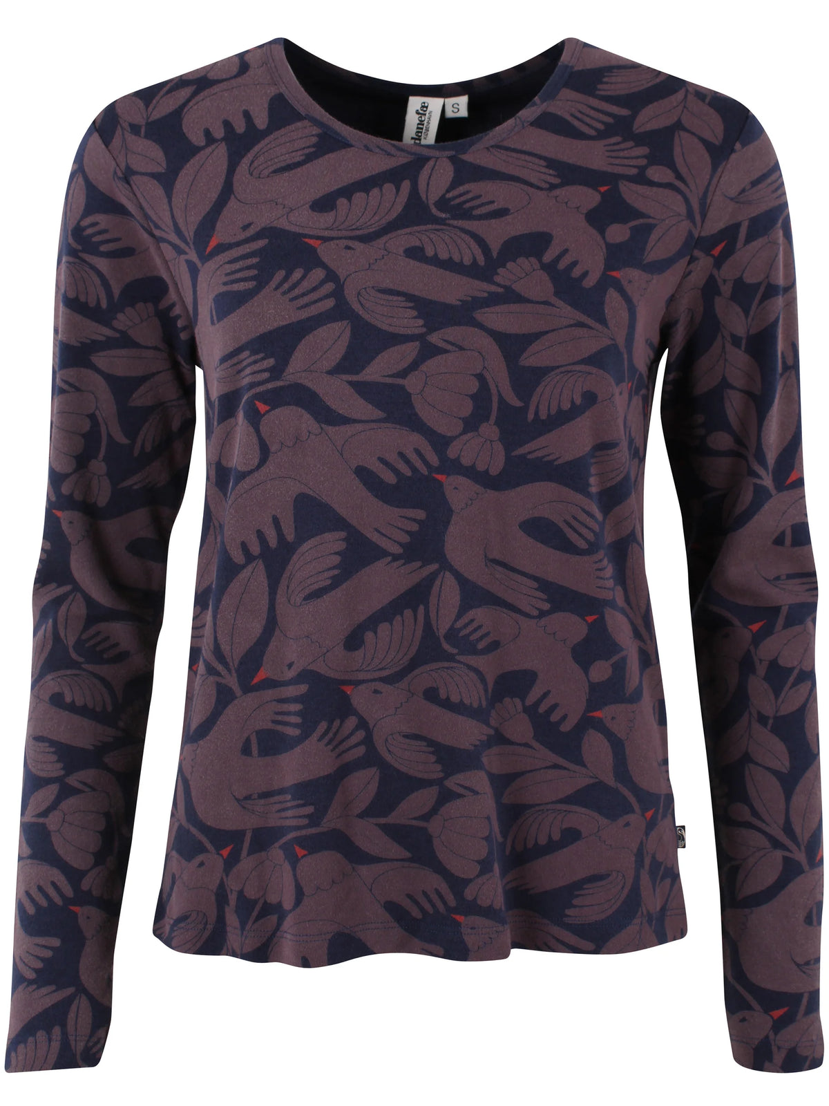 DanefaeCPH Danelotte LS, Navy/Mauve BirdieUp