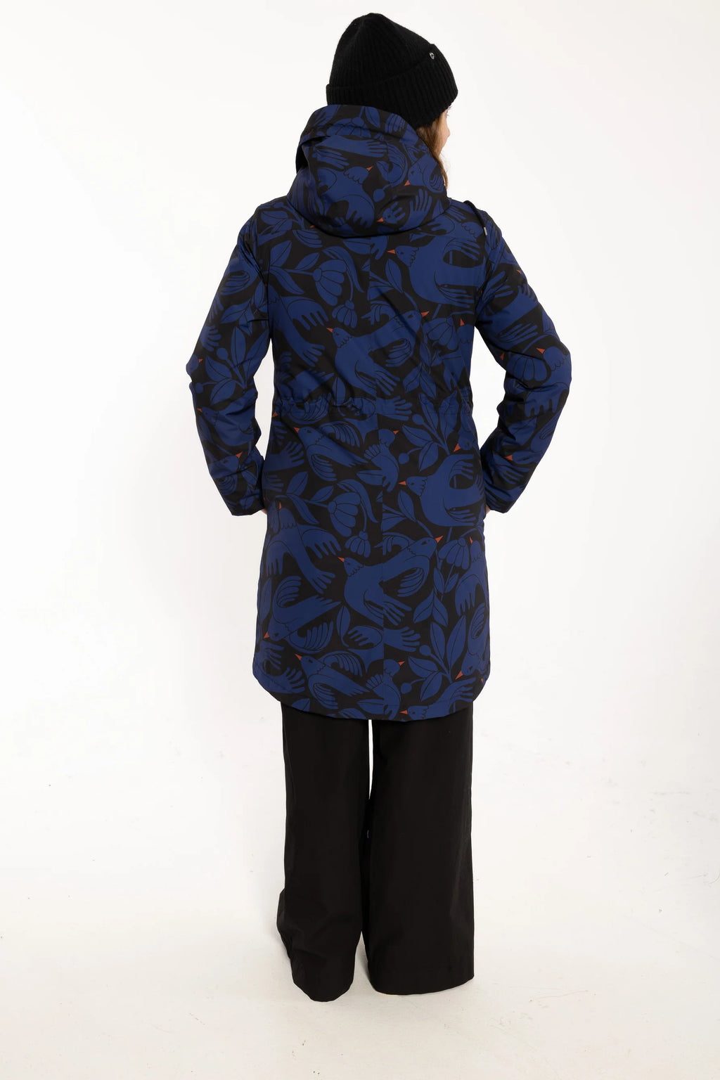 DanefaeCPH Winterparka DaneNora, Black/DeepBlue BirdieUp