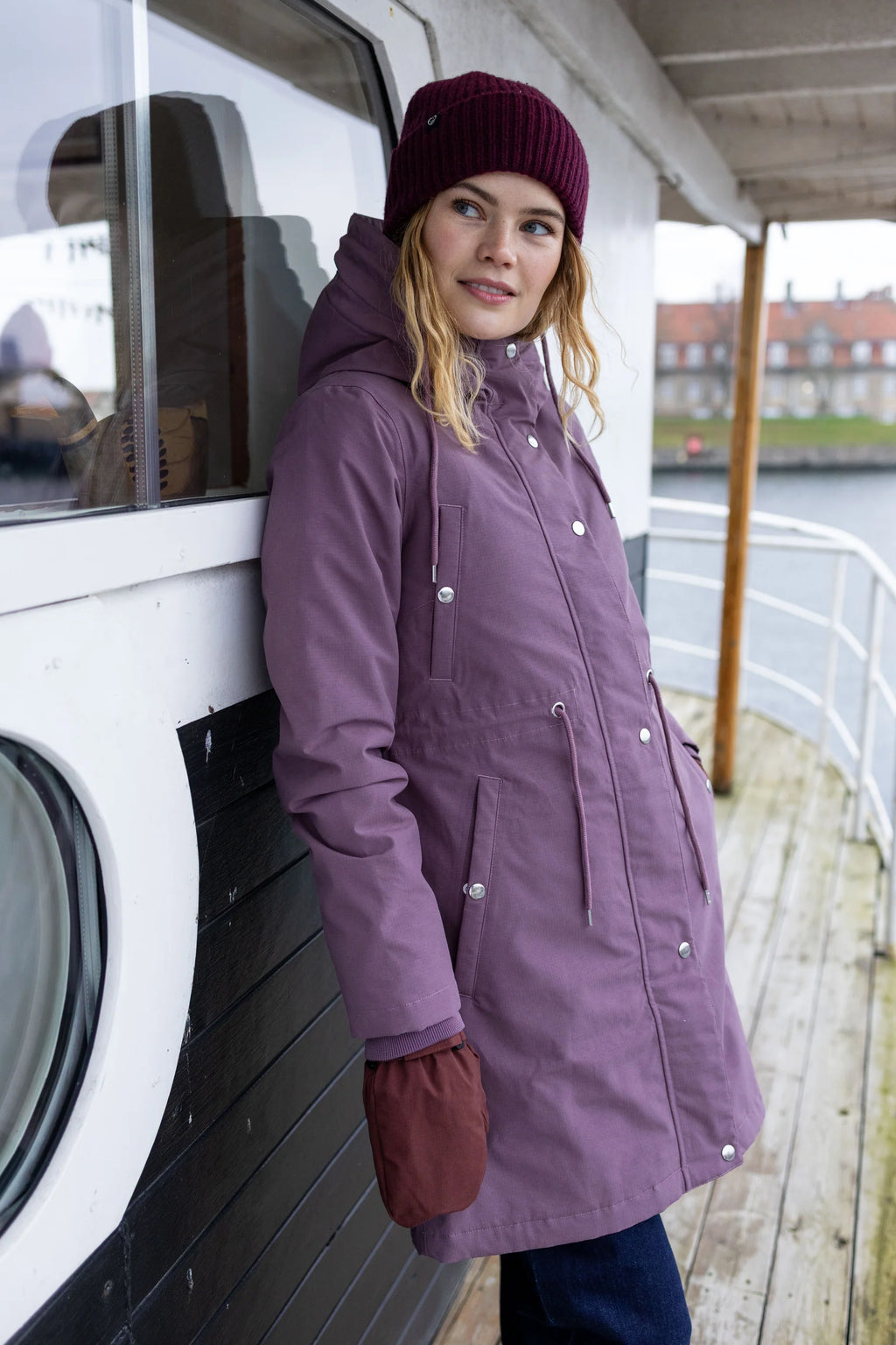 DanefaeCPH Winterparka Nora, Grey Plum