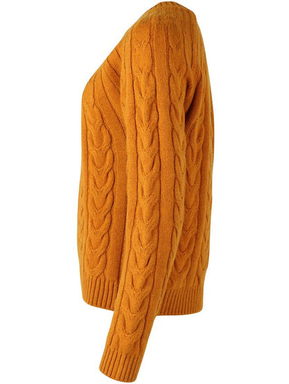 Danefae CPH Strickpullover DaneCable, golden honey