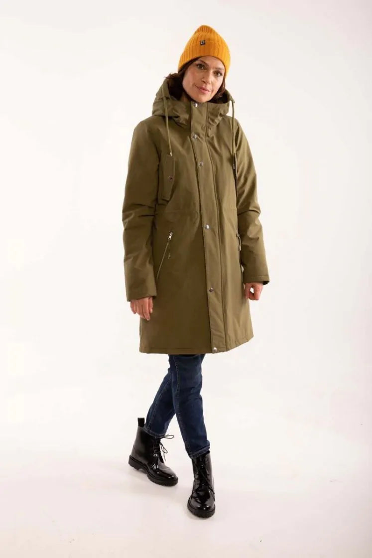 Danefae Damen Winterparka Beate, Olive