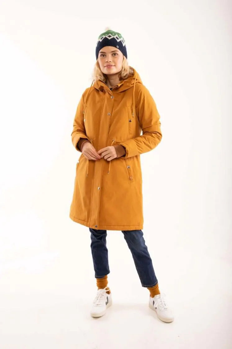 Danefae Damen Winterparka Nora, Senf