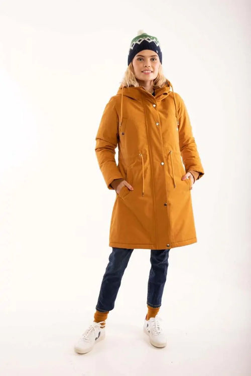 Danefae Damen Winterparka Nora, Senf