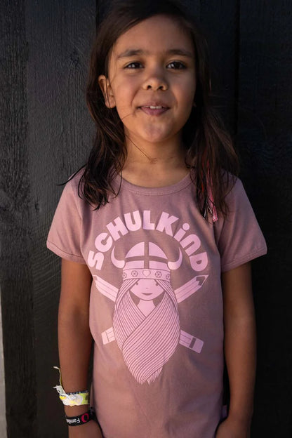 Danefae T-Shirt Schulkind, Dark Rose