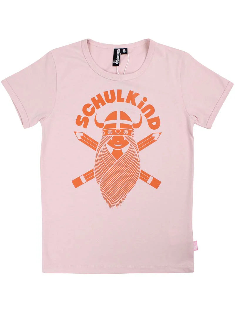 Danefae T-Shirt Schulkind, Light Rosa