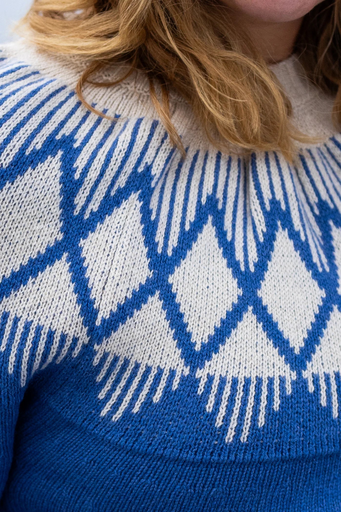 DanefaeCPH Daneblizzard Wool Sweater, Porcelaine