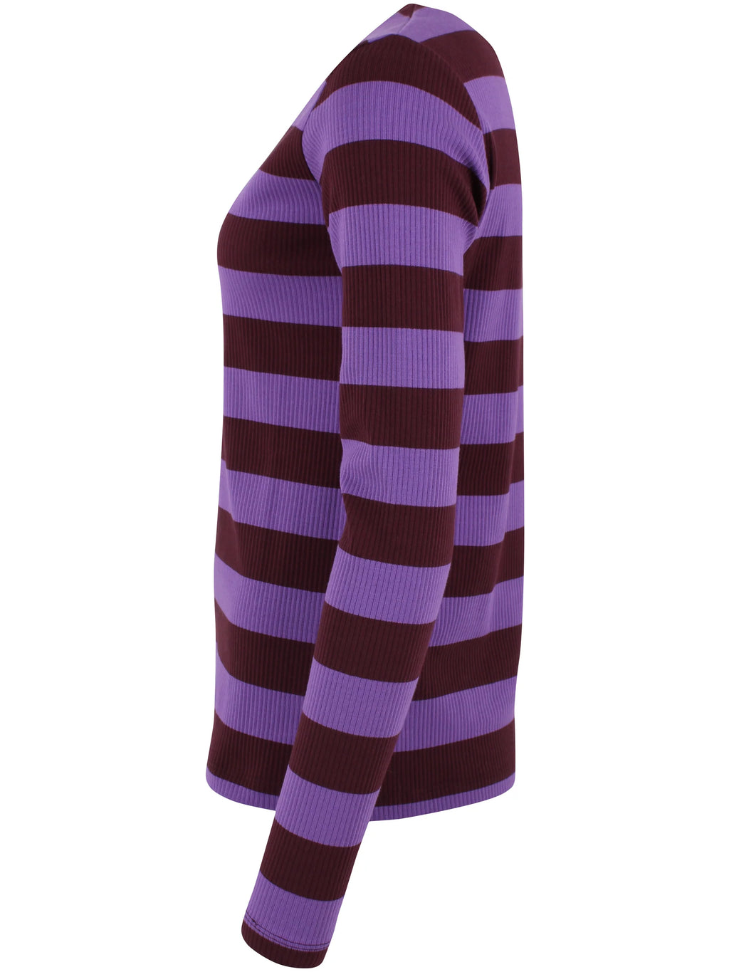 DanefaeCPH Danehero Ribbing Tee, wine/purple