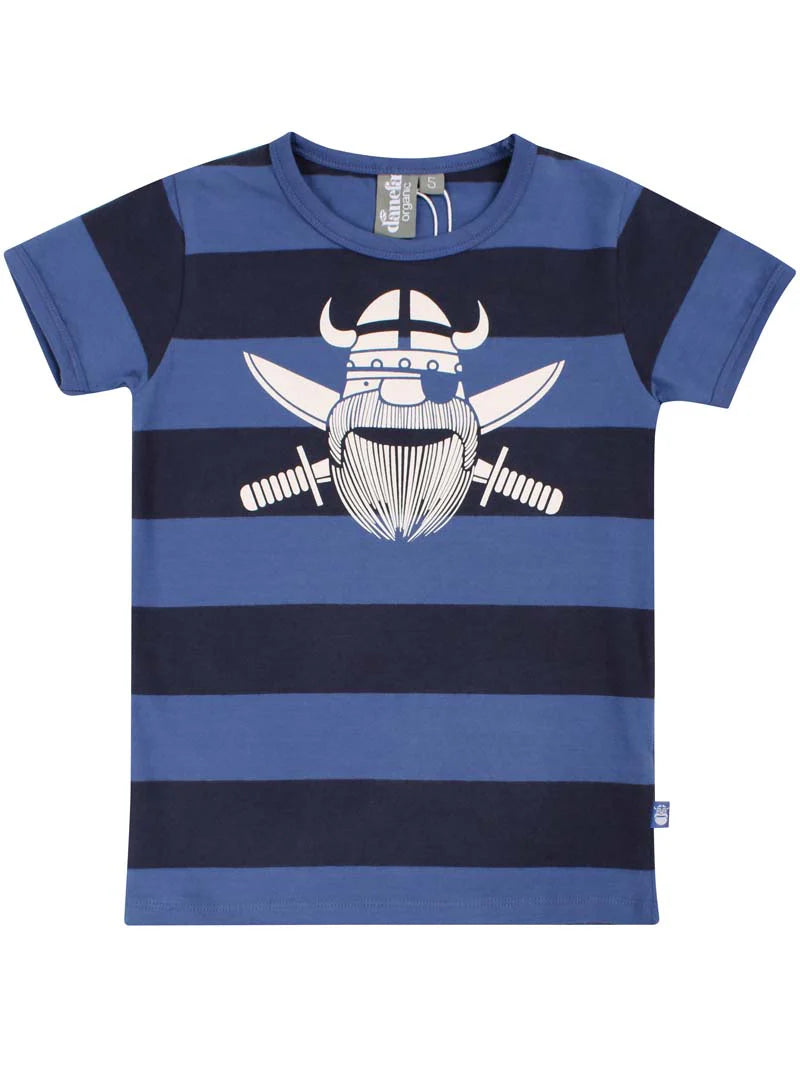 Danefae Danesigurd Tee, Navy/Blue Pirate