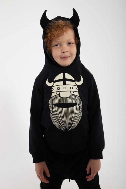 Danefae Danewarrior Hoodie Erik, Black